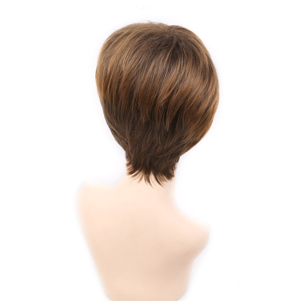 Highlights Short Straight Non-Lace Synthetic Hair Wig Highlights Short Straight Non-Lace Synthetic Hair Wig