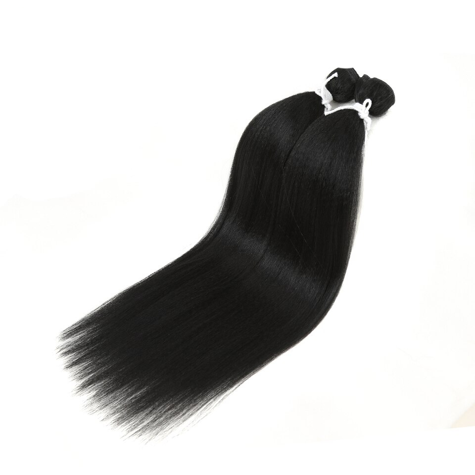 Natural Color Straight Synthetic Hair Extensions 2 pcs Set Natural Color Straight Synthetic Hair Extensions 2 pcs Set