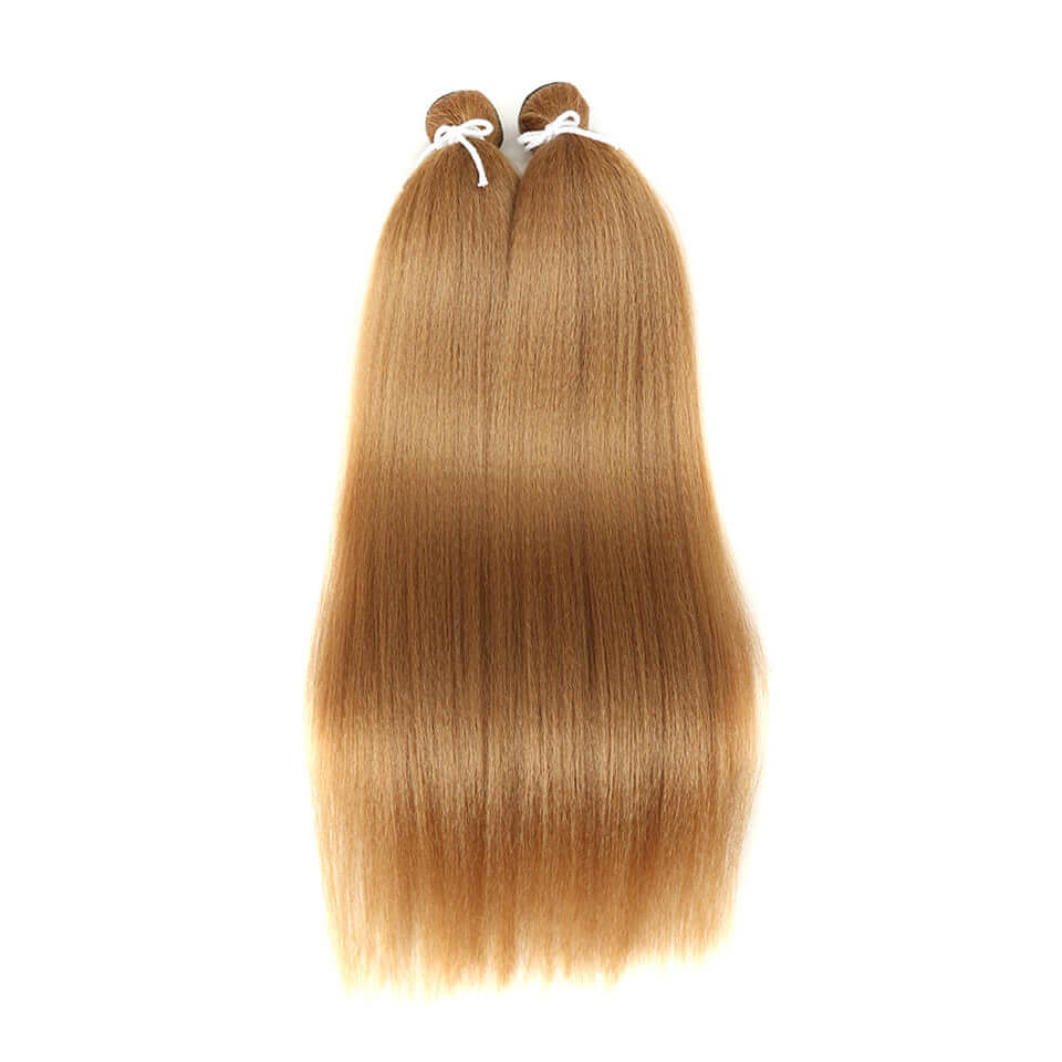 Natural Color Straight Synthetic Hair Extensions 2 pcs Set Natural Color Straight Synthetic Hair Extensions 2 pcs Set