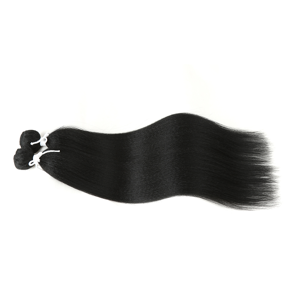 Natural Color Straight Synthetic Hair Extensions 2 pcs Set Natural Color Straight Synthetic Hair Extensions 2 pcs Set