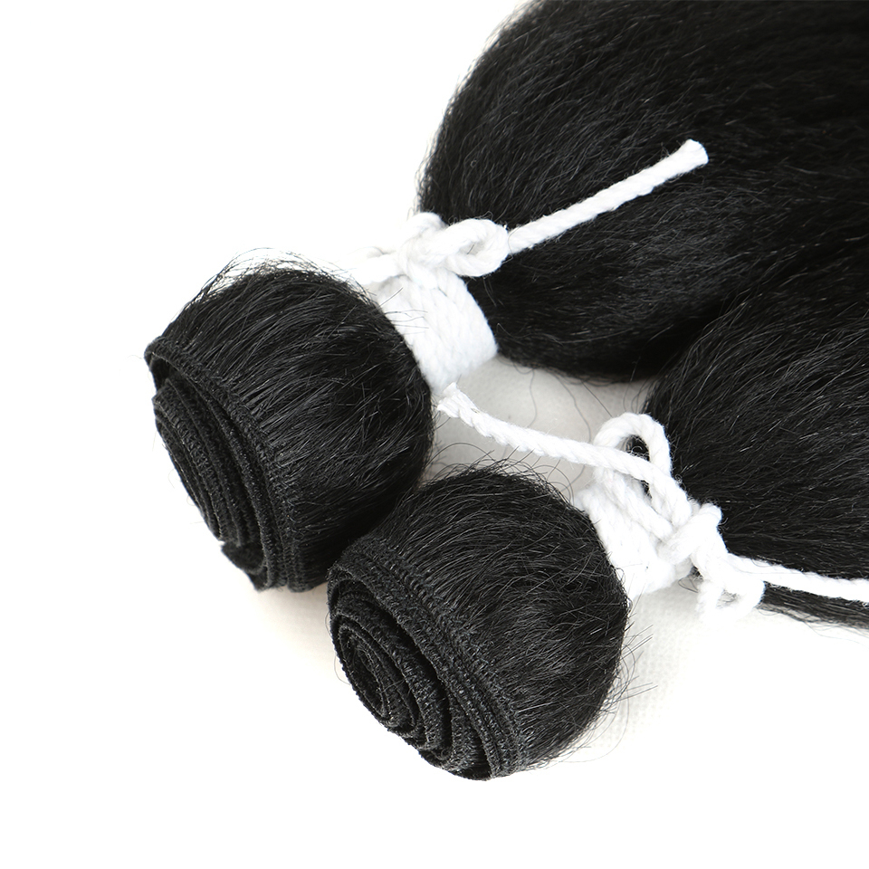 Natural Color Straight Synthetic Hair Extensions 2 pcs Set Natural Color Straight Synthetic Hair Extensions 2 pcs Set