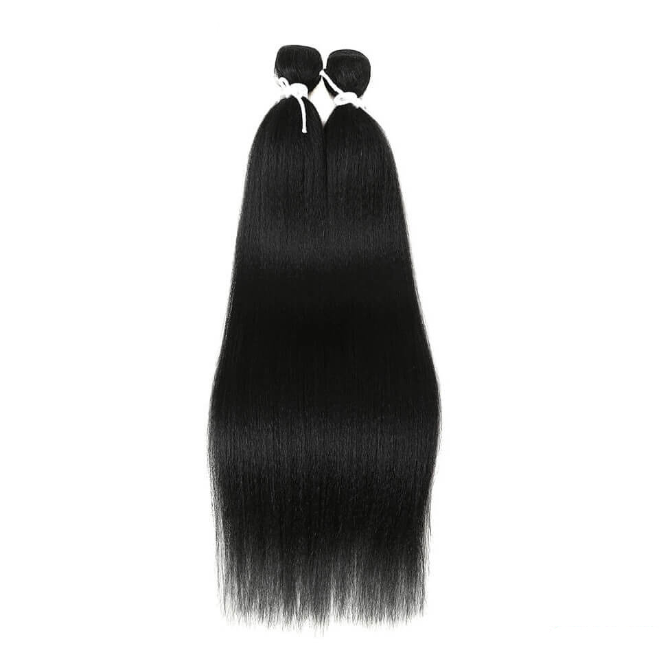 Natural Color Straight Synthetic Hair Extensions 2 pcs Set Natural Color Straight Synthetic Hair Extensions 2 pcs Set
