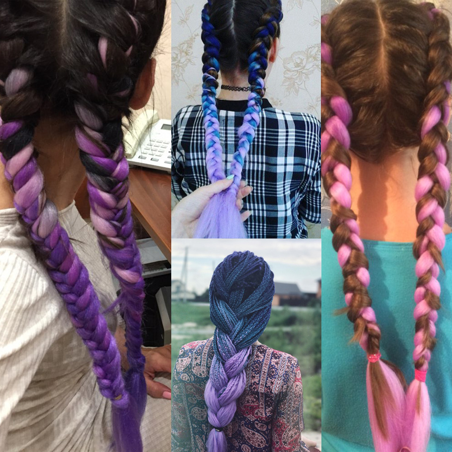 Ombre Color Synthetic Hair Braids
