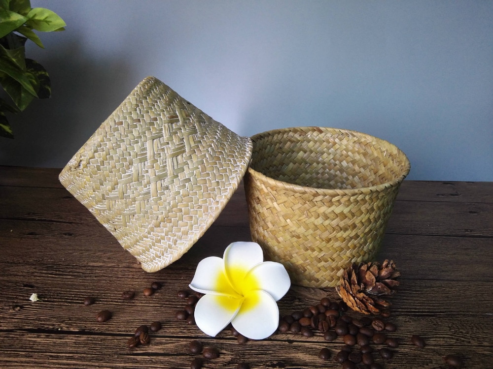 Woven Bamboo Storage Basket