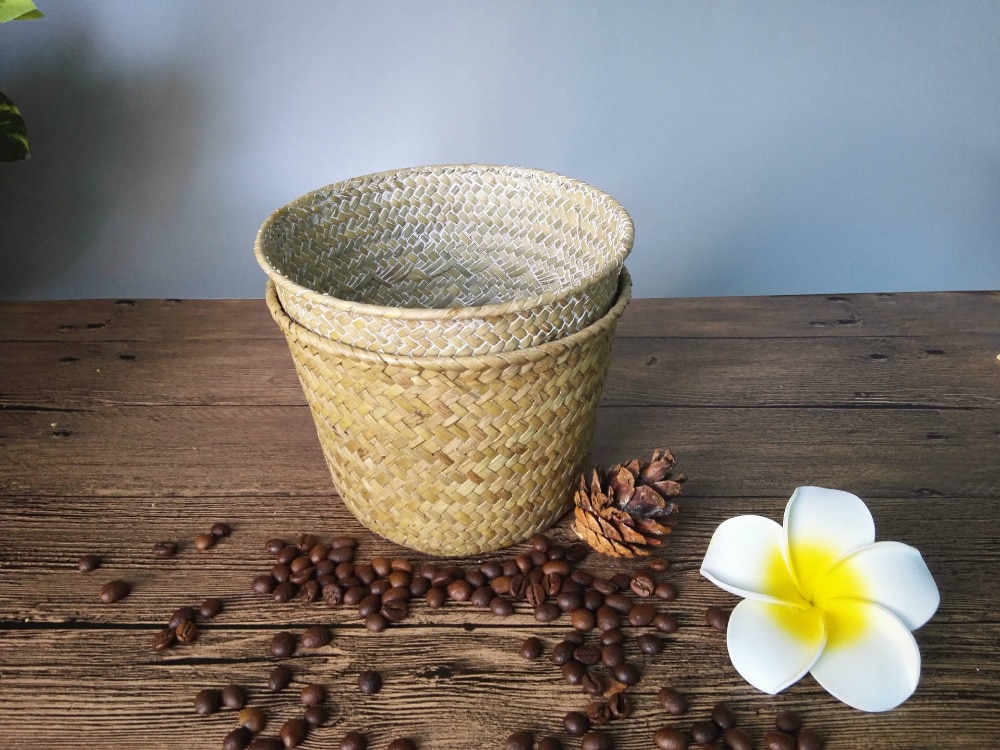 Woven Bamboo Storage Basket