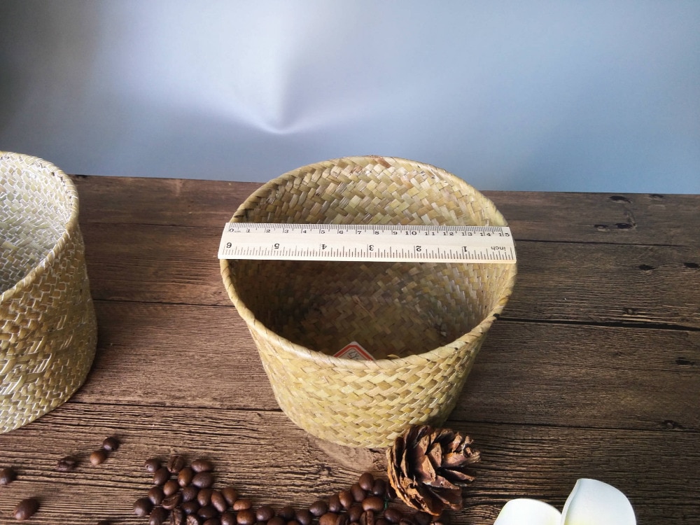 Woven Bamboo Storage Basket