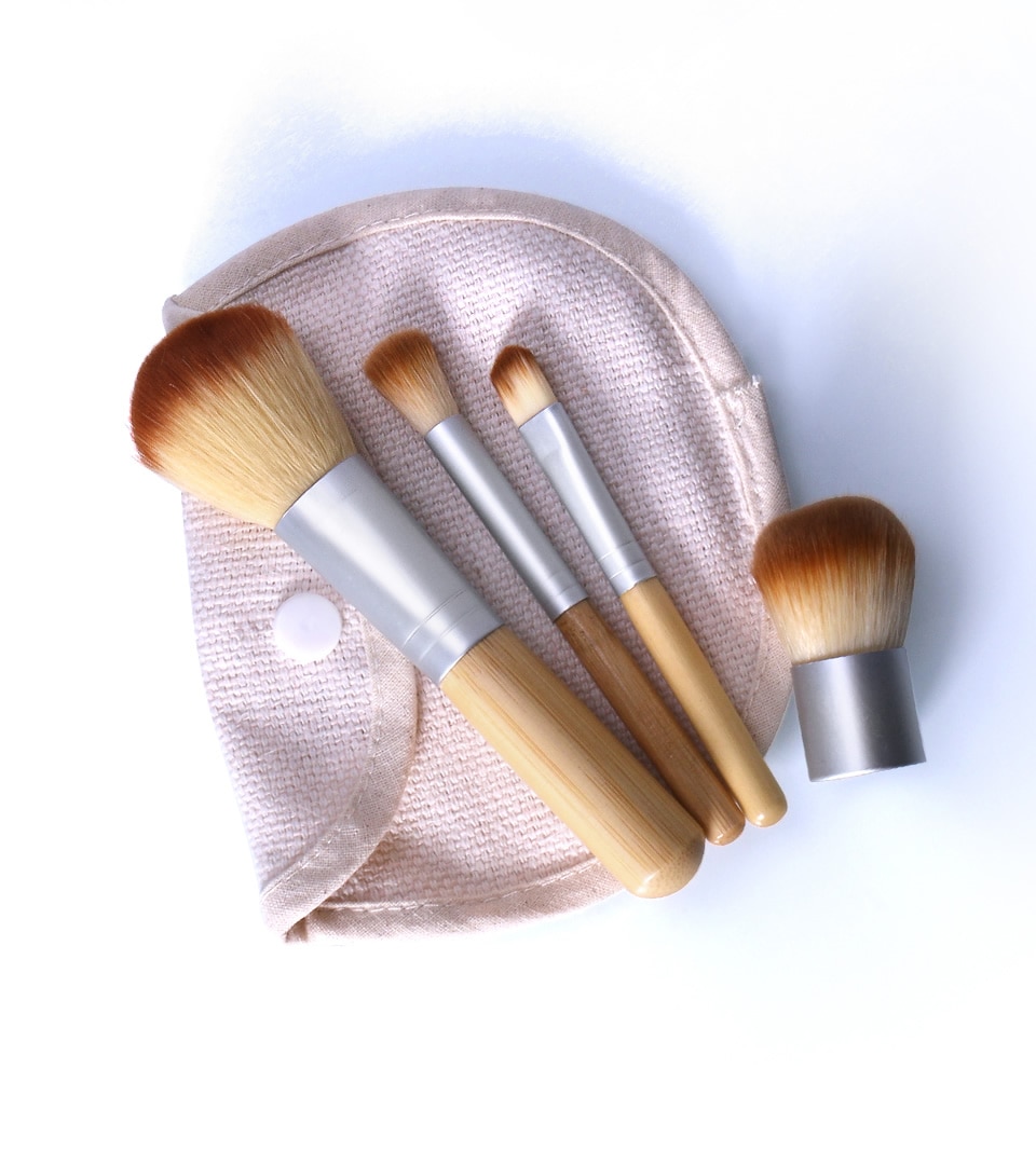 Bamboo Makeup Brushes Set
