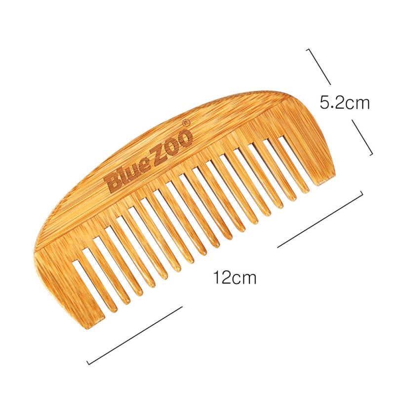 Men's Bamboo Hair and Beard Comb