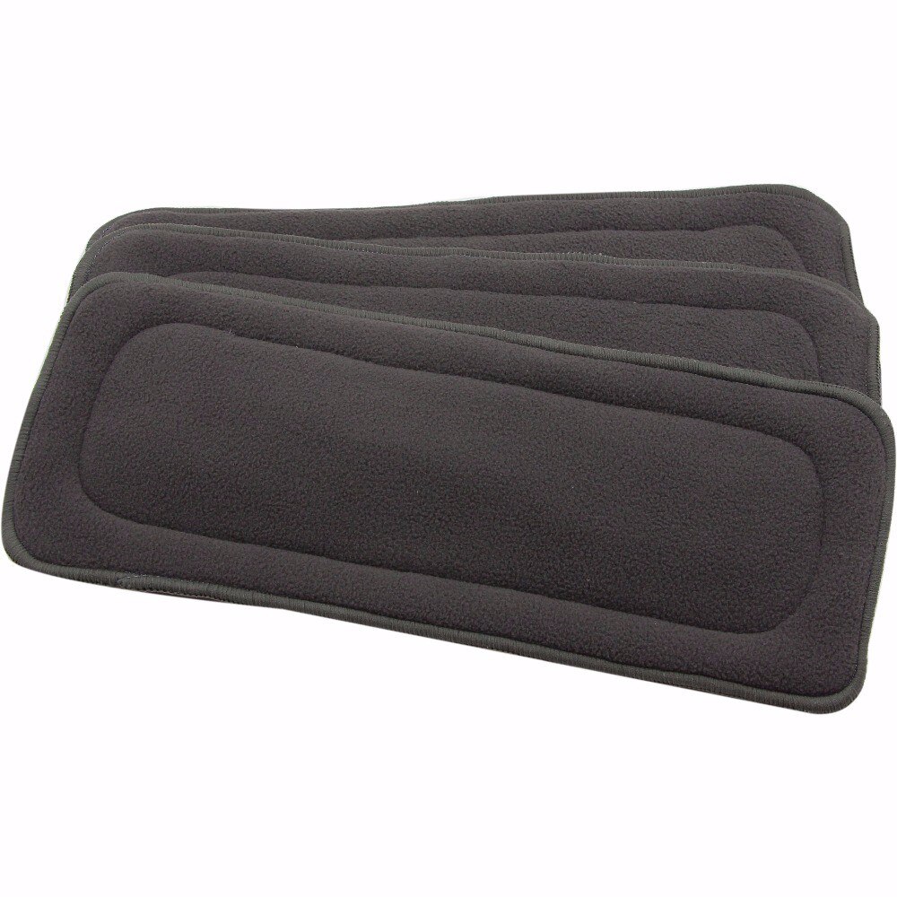 Bamboo Charcoal Diper Washable Inserts Liners 10 pcs Set