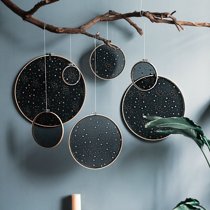 Bamboo / Mesh Decoration with Stars Pattern