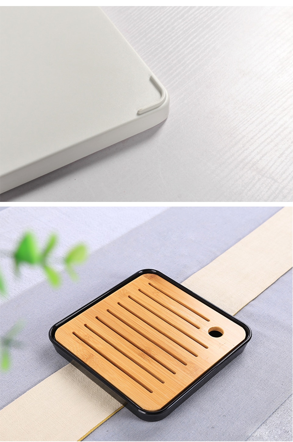 Bamboo Tea Tray Saucer