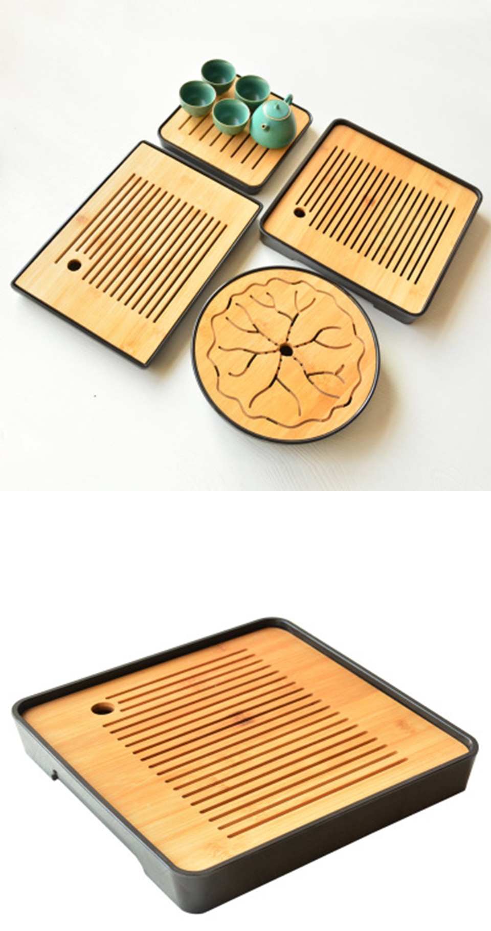 Bamboo Tea Tray Saucer