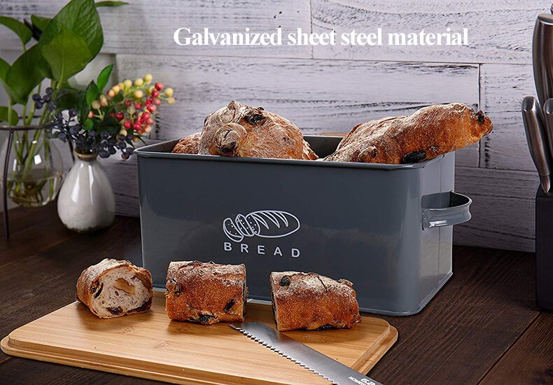 Storage Brad Box with Bamboo Cutting Board