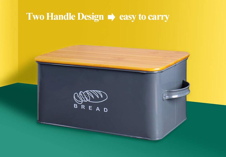 Storage Brad Box with Bamboo Cutting Board