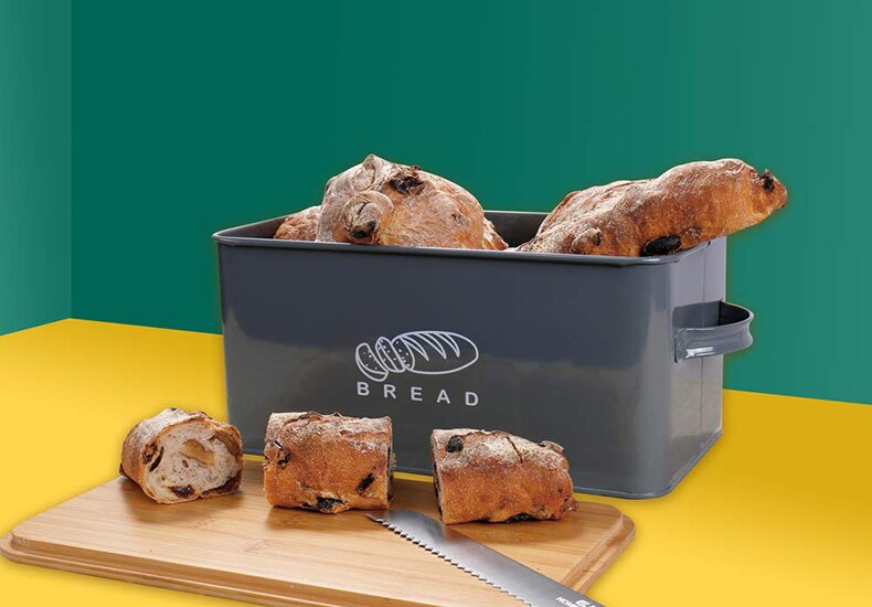 Storage Brad Box with Bamboo Cutting Board