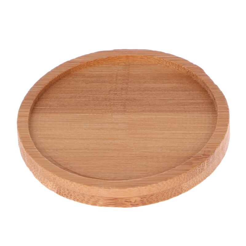 Bamboo Tray For Flower Pots Of Different Shapes