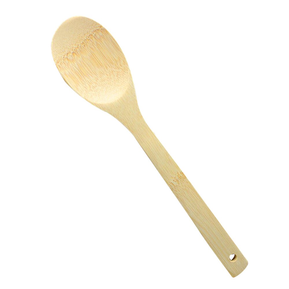 Assorted Bamboo Cooking Spatulas Set
