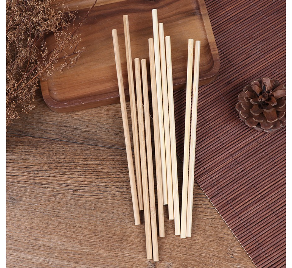 Bamboo Straws 5 Pcs Set